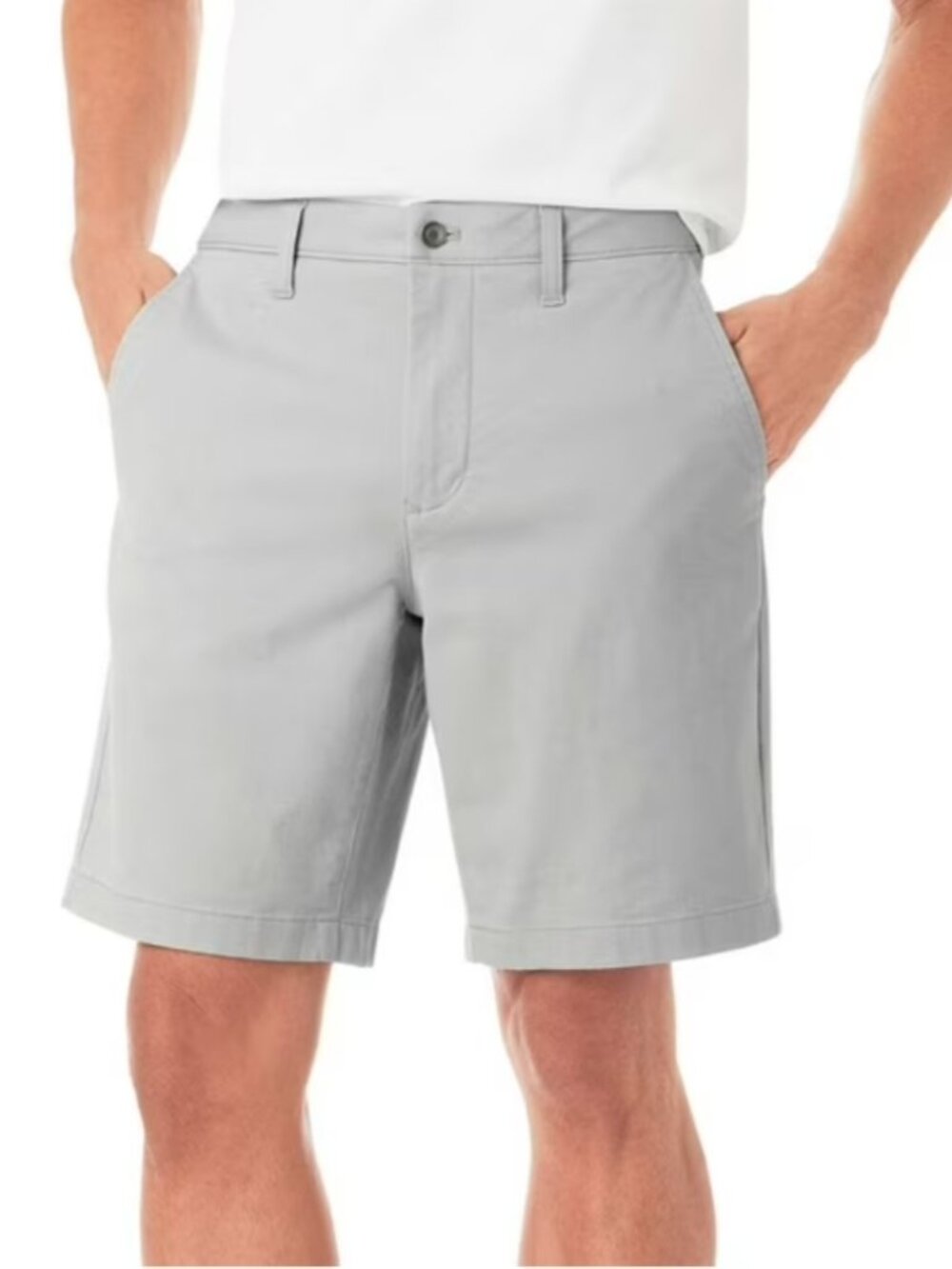 Member's Mark Men's Stretch Everyday Flat Front Twill Short  Inseam 9" Size 40